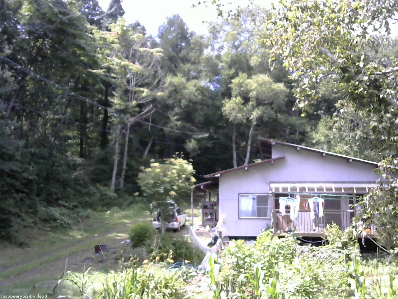 長野県菅平高原 ゆたか山荘 西側(坂上) 2025/08/26 11:45
