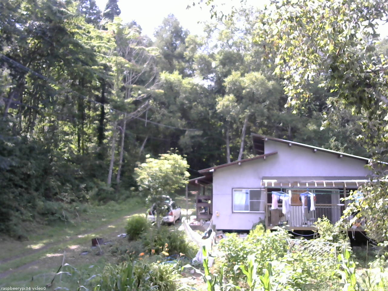 長野県菅平高原 ゆたか山荘 西側(坂上) 2025/08/26 13:00