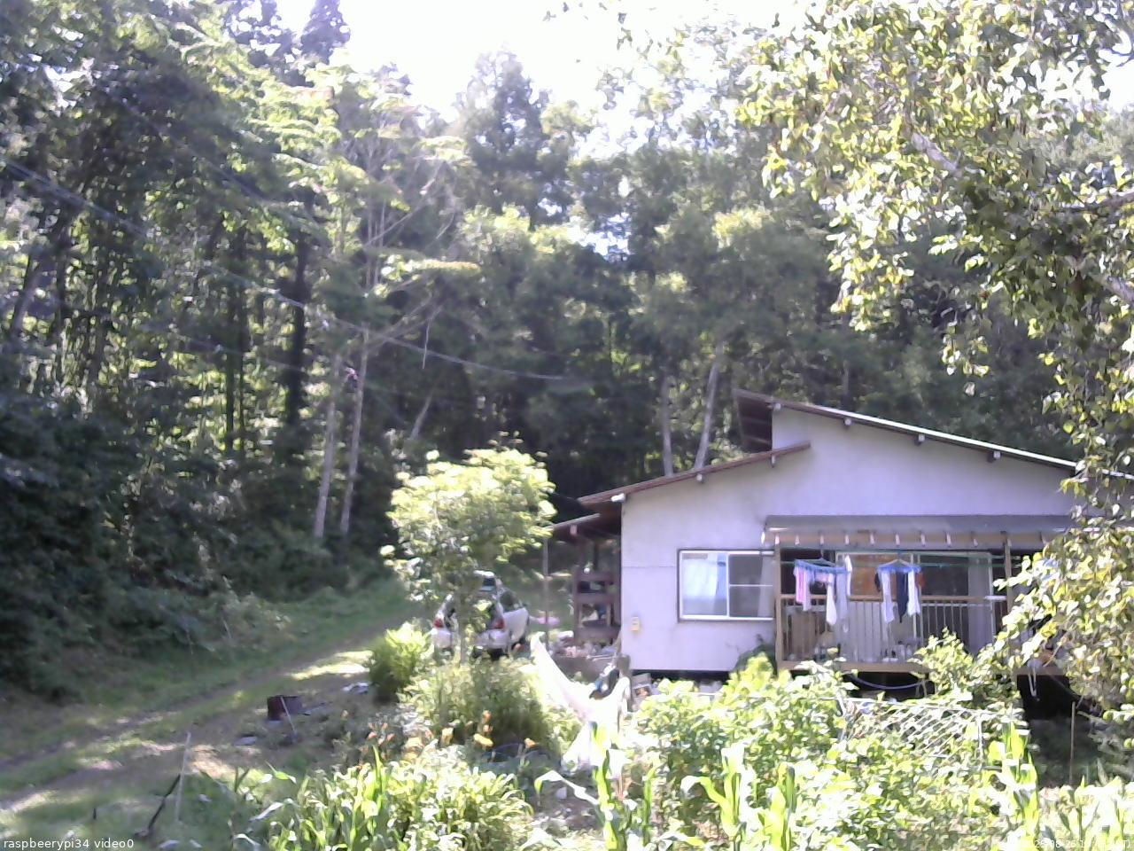 長野県菅平高原 ゆたか山荘 西側(坂上) 2025/08/26 13:45