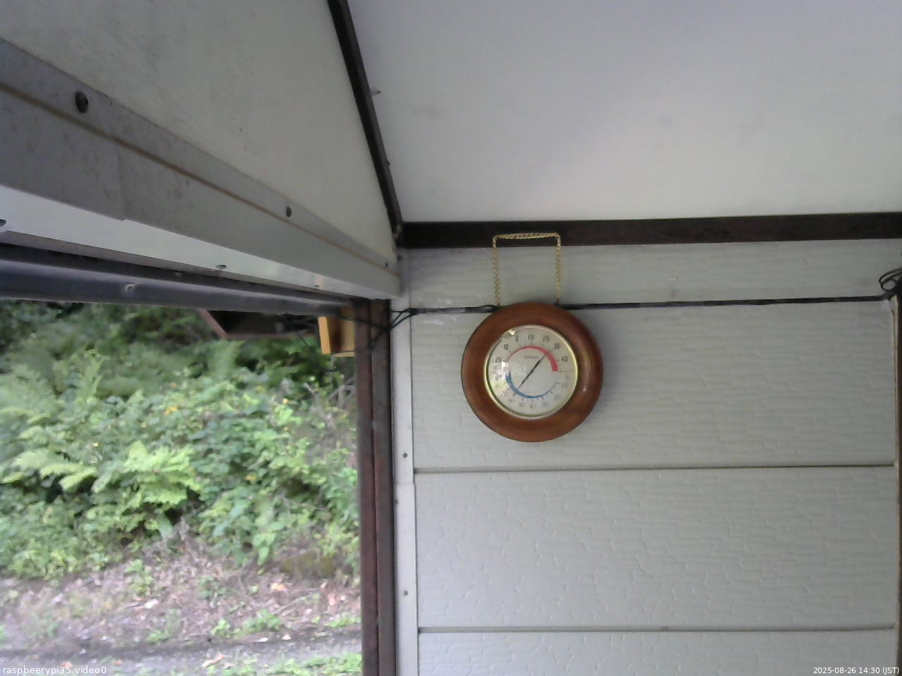 長野県菅平高原 ゆたか山荘 温度計 2025/08/26 14:30