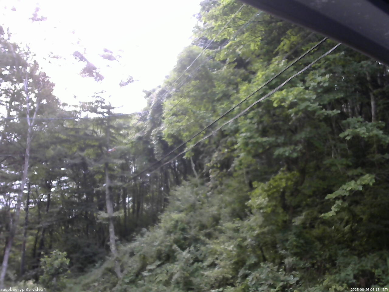 長野県菅平高原 ゆたか山荘 東側上空 2025/08/26 06:15