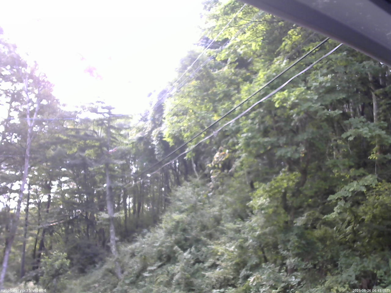長野県菅平高原 ゆたか山荘 東側上空 2025/08/26 06:45