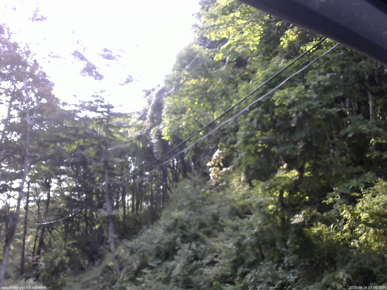 長野県菅平高原 ゆたか山荘 東側上空 2025/08/26 07:00