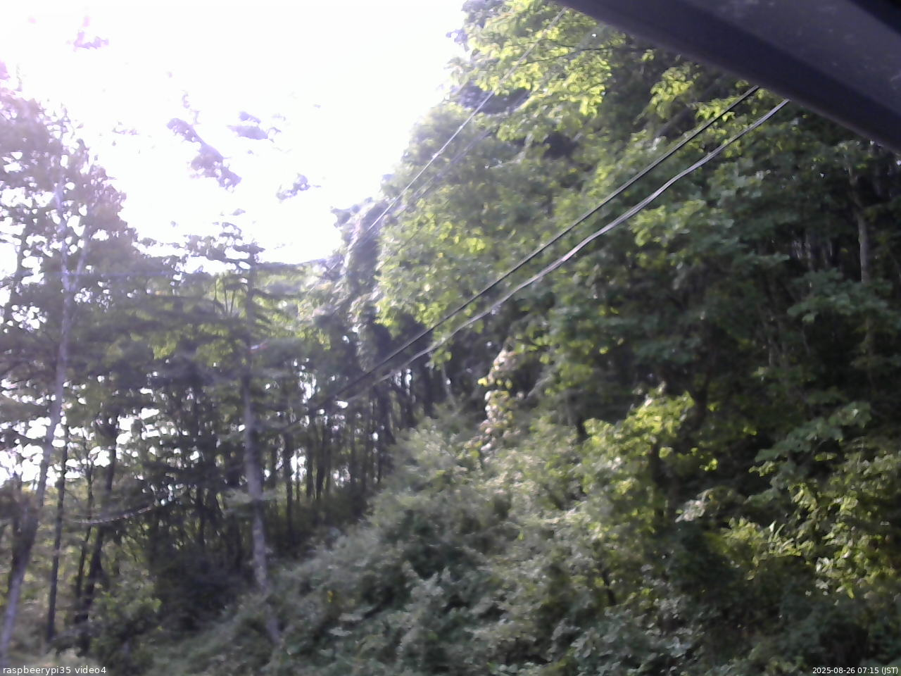 長野県菅平高原 ゆたか山荘 東側上空 2025/08/26 07:15