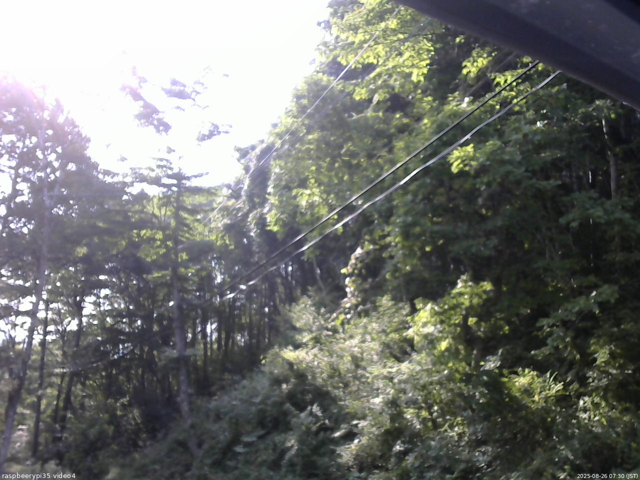 長野県菅平高原 ゆたか山荘 東側上空 2025/08/26 07:30