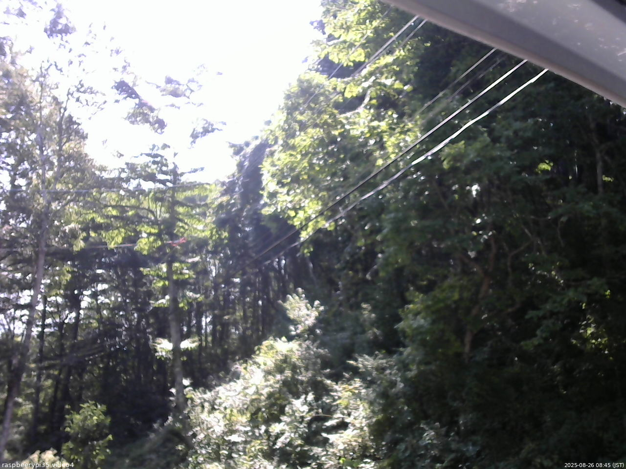 長野県菅平高原 ゆたか山荘 東側上空 2025/08/26 08:45
