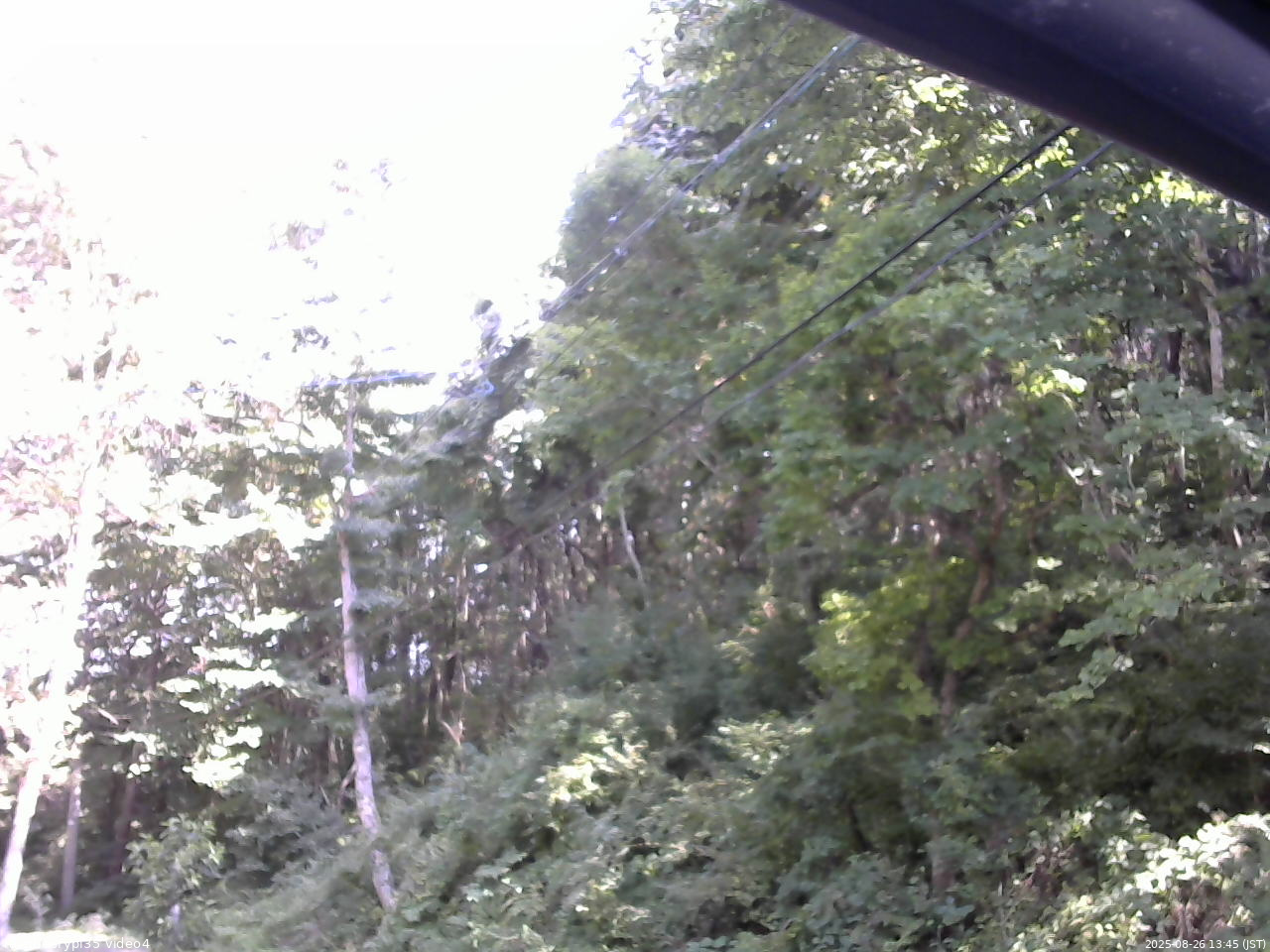 長野県菅平高原 ゆたか山荘 東側上空 2025/08/26 13:45