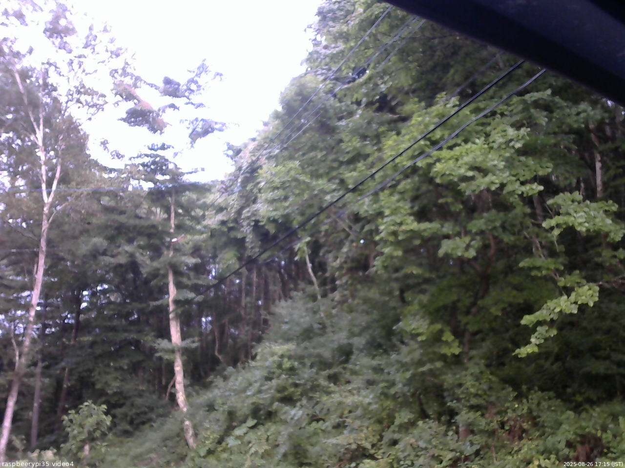 長野県菅平高原 ゆたか山荘 東側上空 2025/08/26 17:15