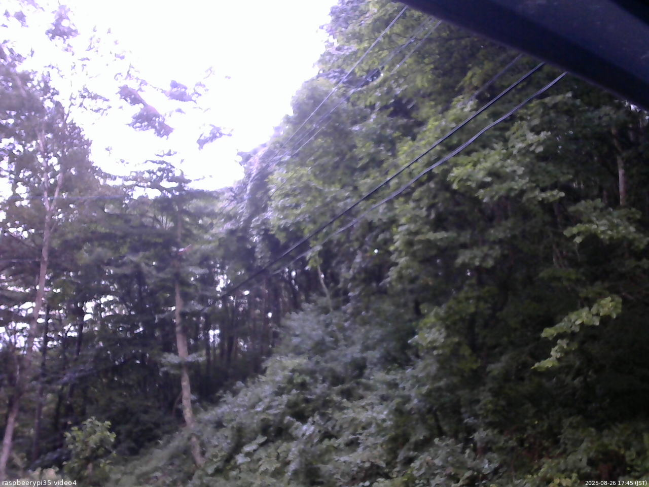 長野県菅平高原 ゆたか山荘 東側上空 2025/08/26 17:45