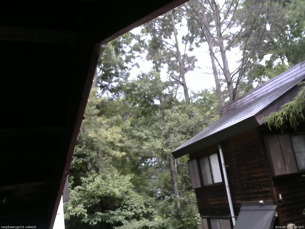 長野県菅平高原 ゆたか山荘 北側 2025/08/27 11:00