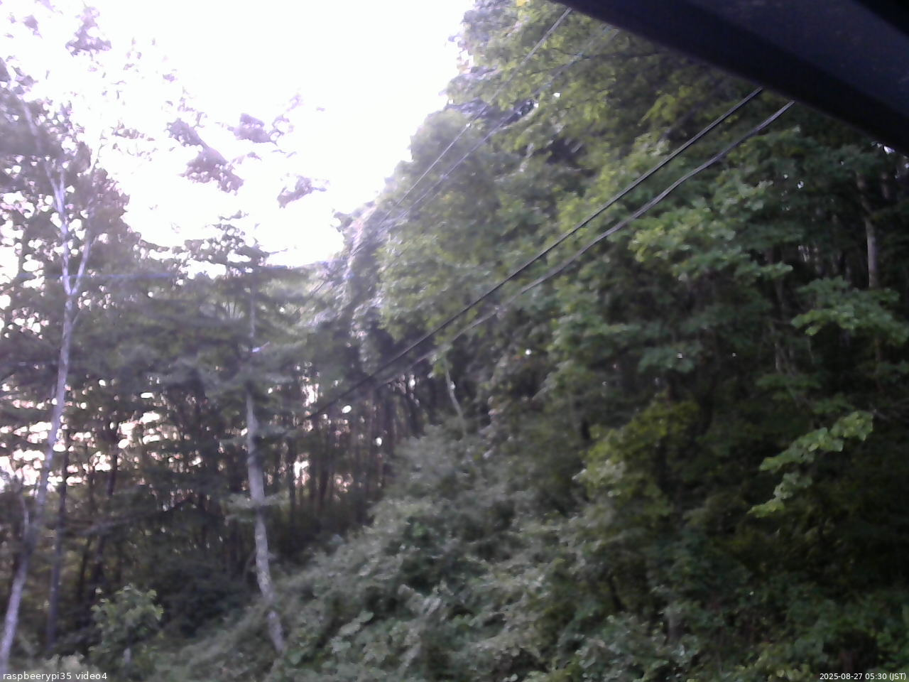 長野県菅平高原 ゆたか山荘 東側上空 2025/08/27 05:30