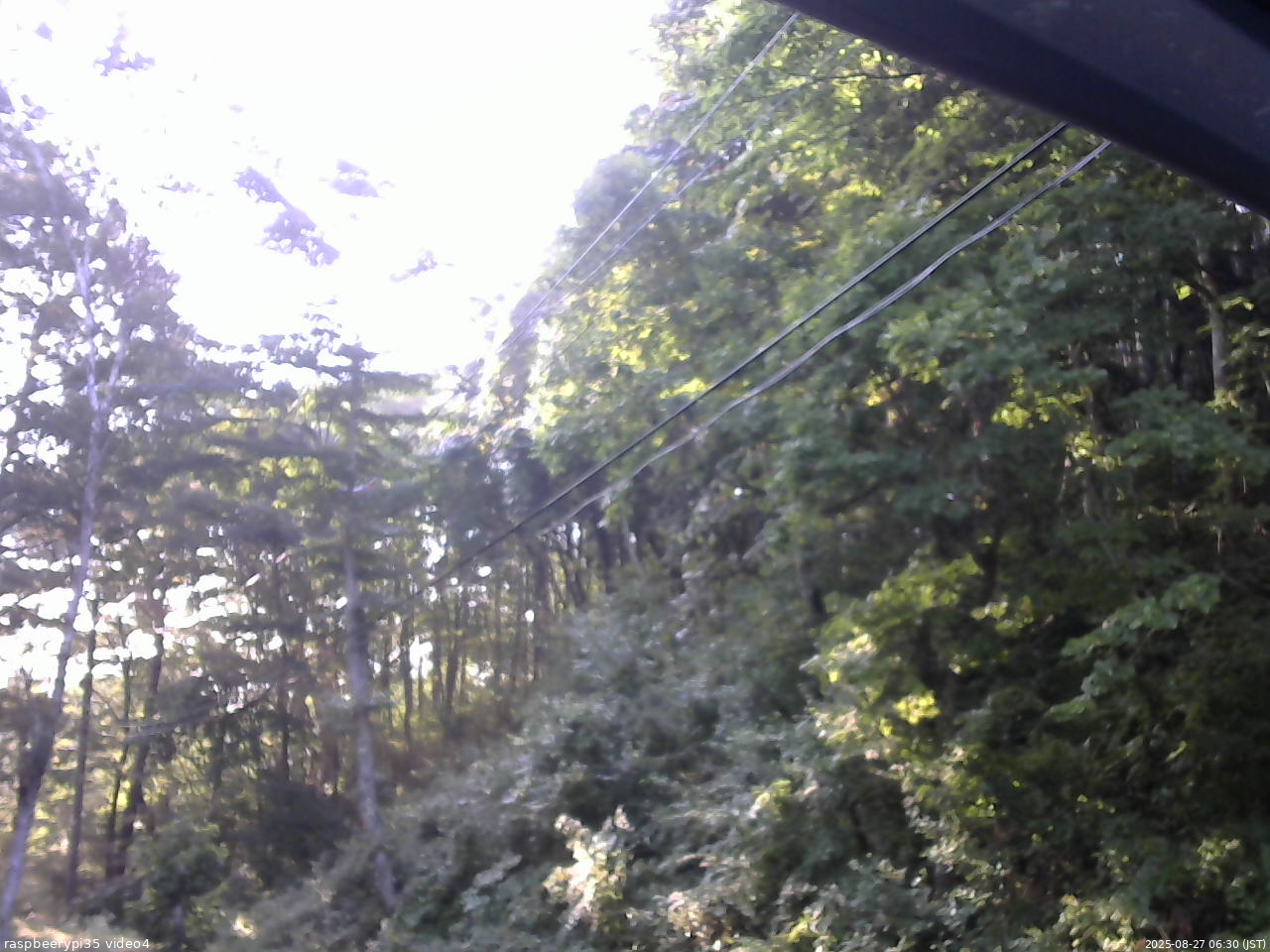 長野県菅平高原 ゆたか山荘 東側上空 2025/08/27 06:30