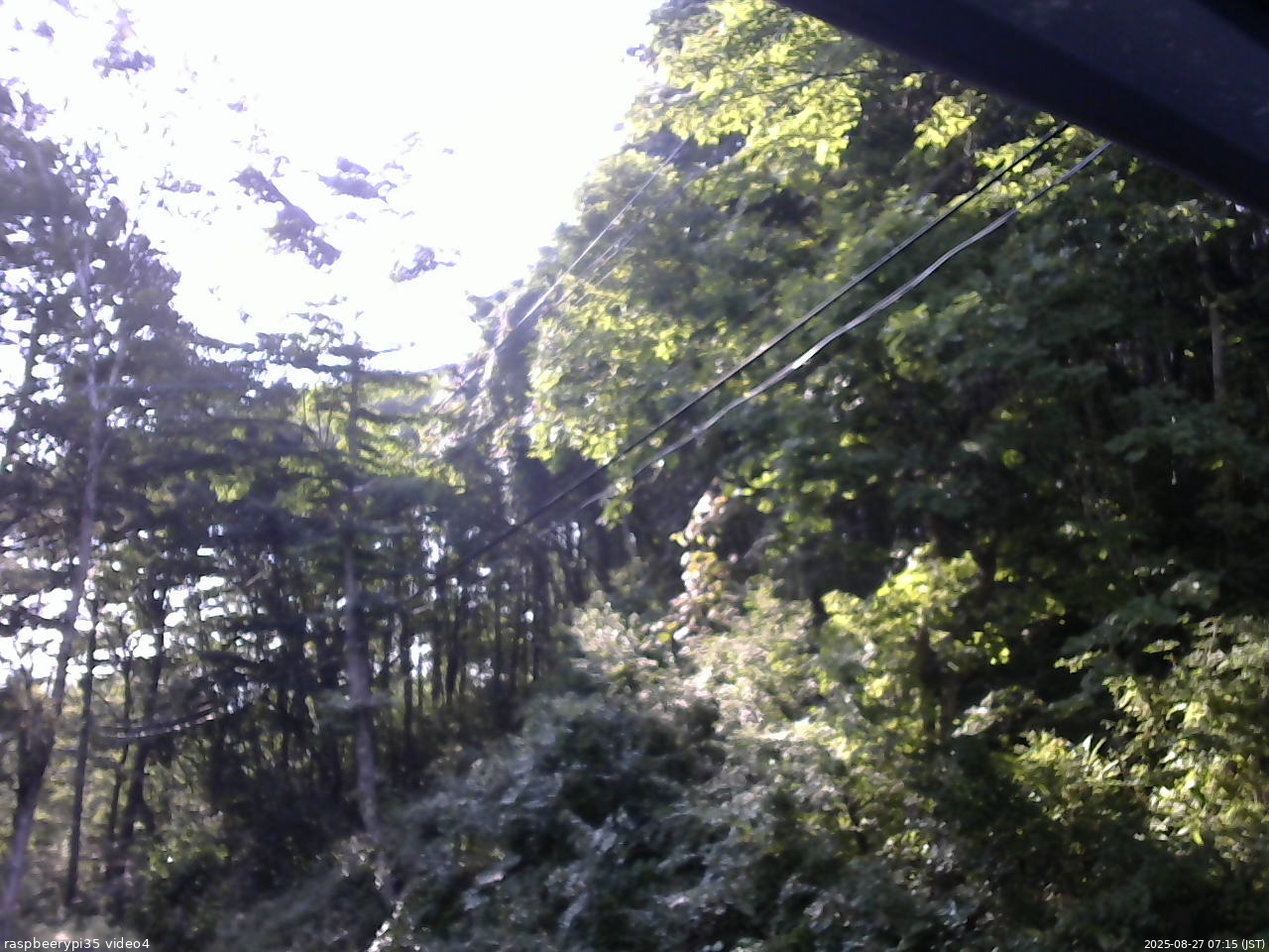 長野県菅平高原 ゆたか山荘 東側上空 2025/08/27 07:15