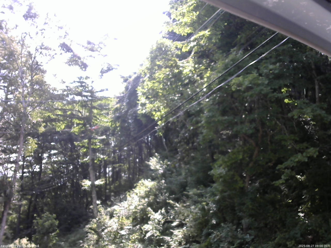 長野県菅平高原 ゆたか山荘 東側上空 2025/08/27 09:00