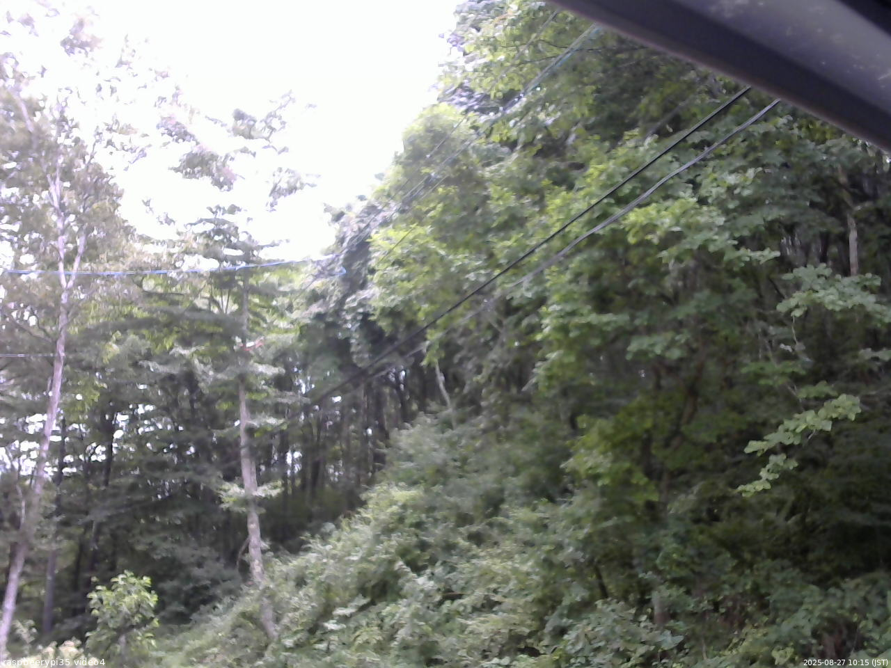長野県菅平高原 ゆたか山荘 東側上空 2025/08/27 10:15