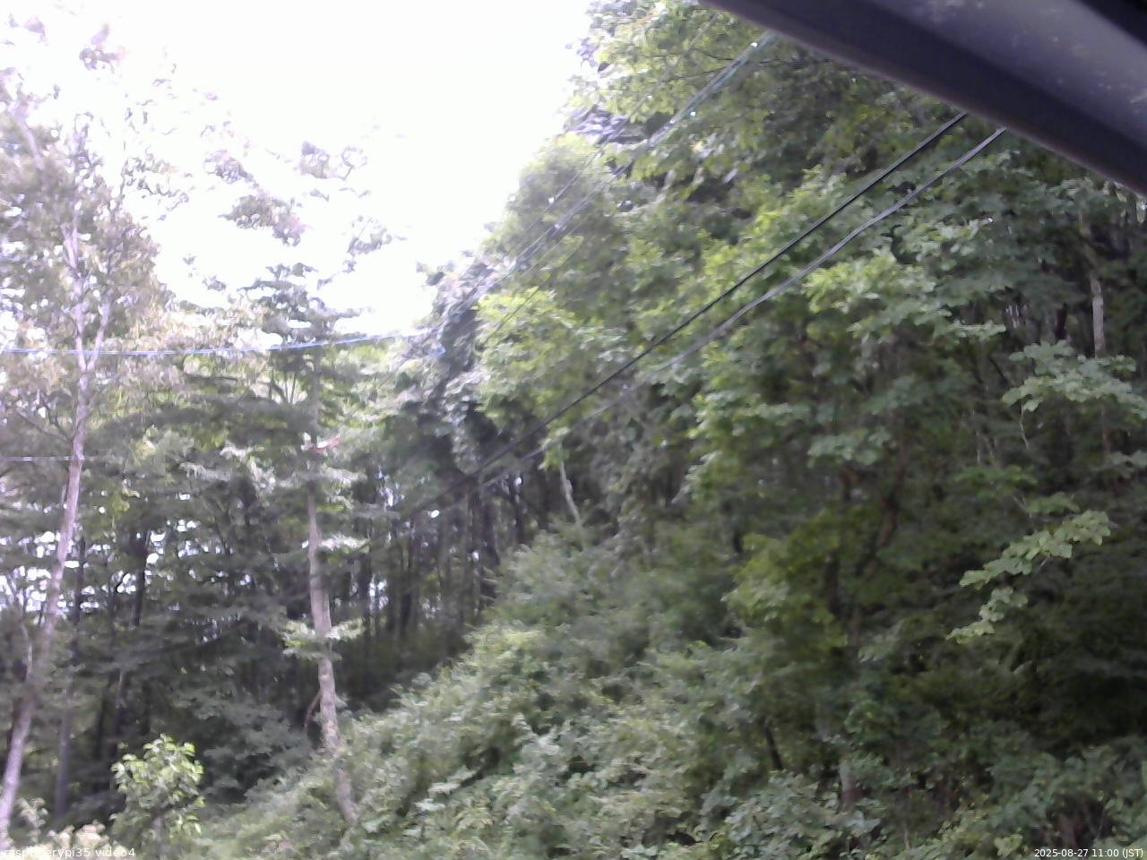 長野県菅平高原 ゆたか山荘 東側上空 2025/08/27 11:00