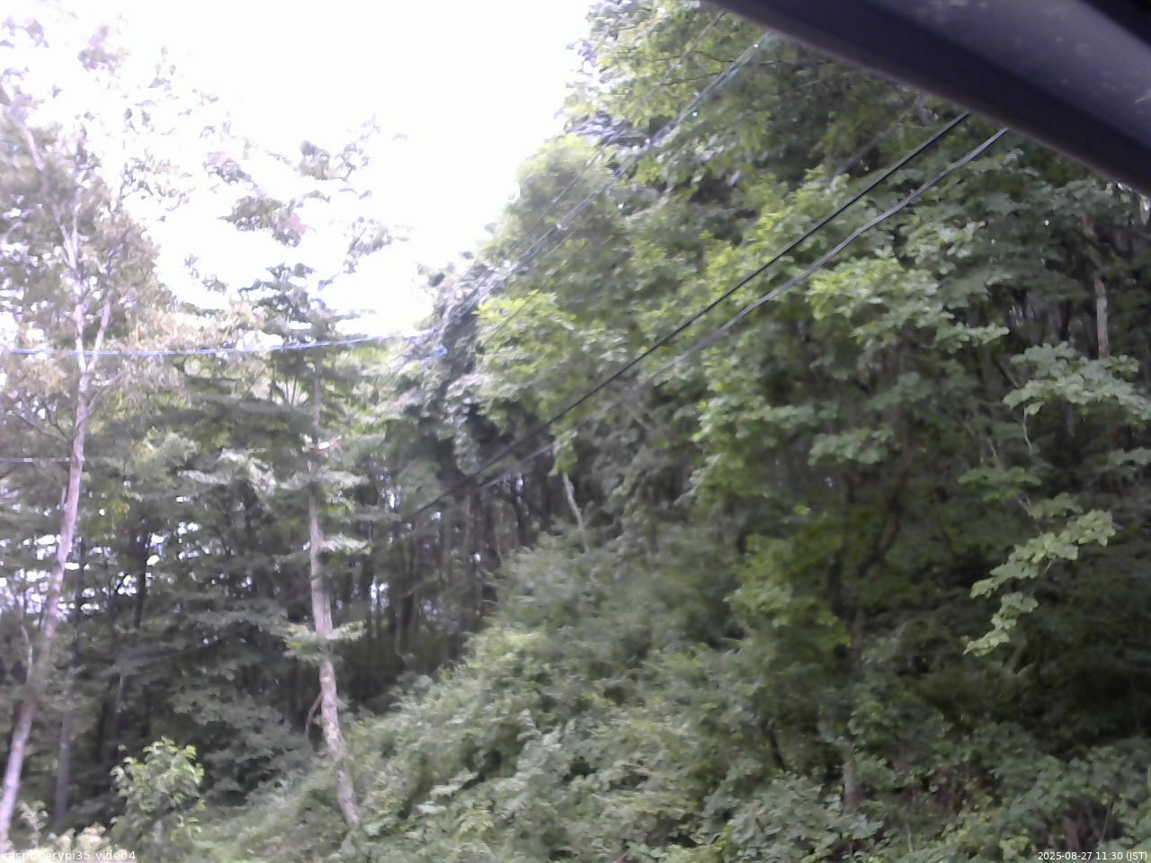長野県菅平高原 ゆたか山荘 東側上空 2025/08/27 11:30