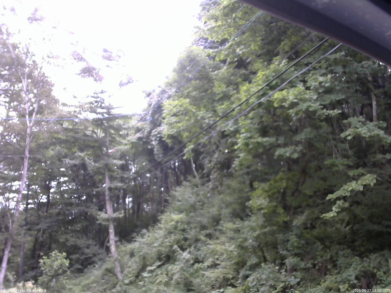 長野県菅平高原 ゆたか山荘 東側上空 2025/08/27 13:00
