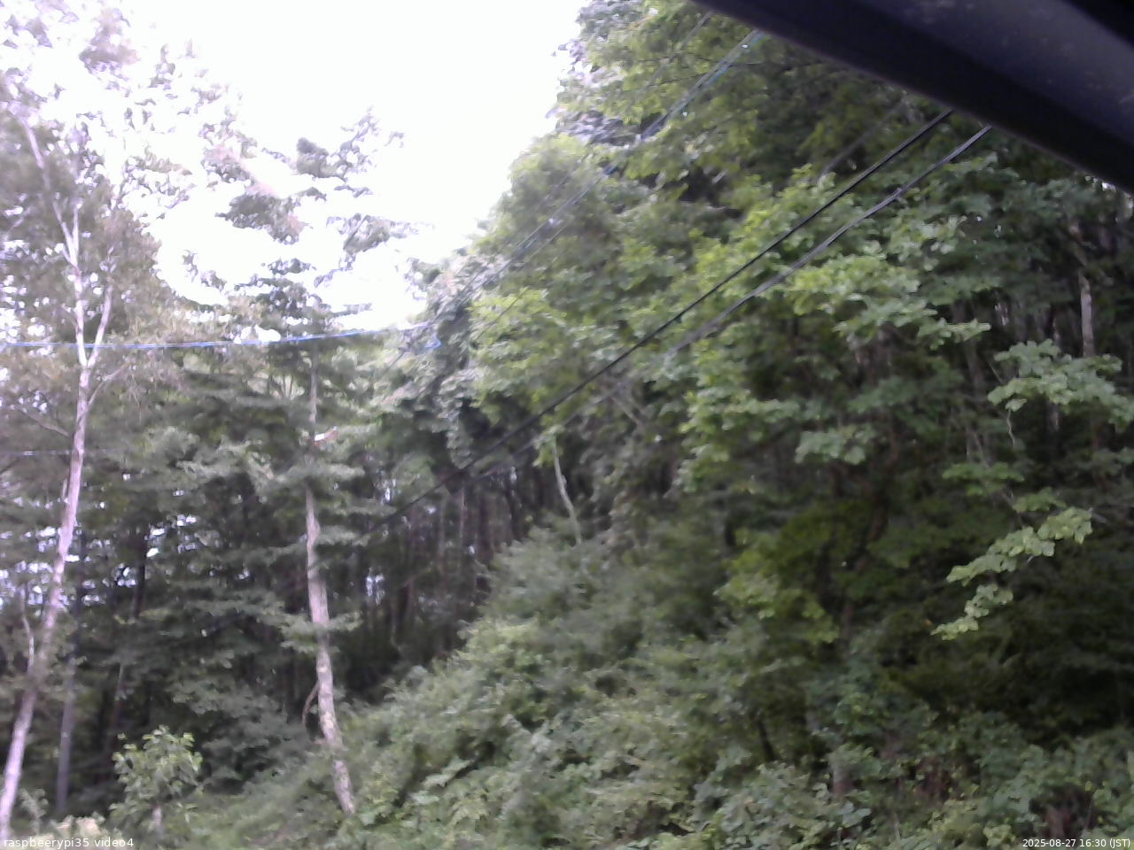 長野県菅平高原 ゆたか山荘 東側上空 2025/08/27 16:30