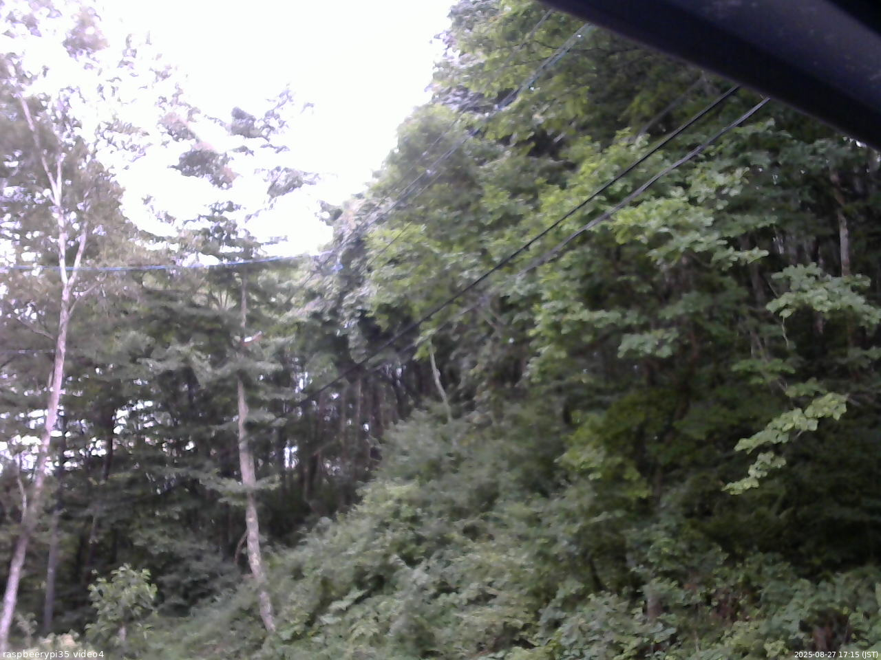 長野県菅平高原 ゆたか山荘 東側上空 2025/08/27 17:15