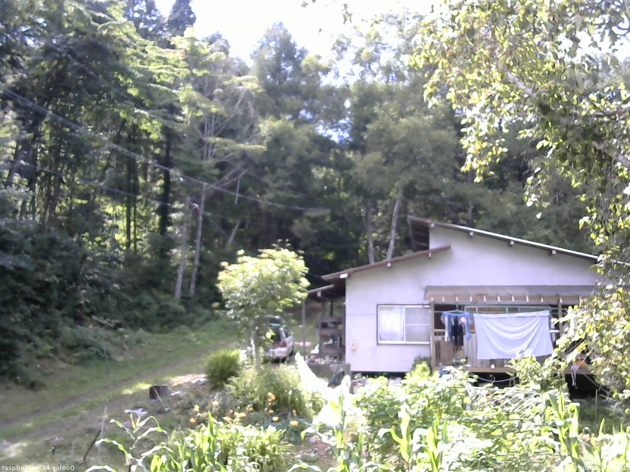 長野県菅平高原 ゆたか山荘 西側(坂上) 2025/08/28 14:15