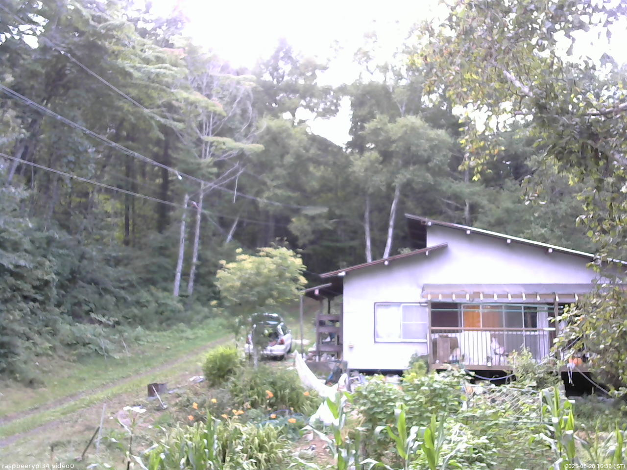 長野県菅平高原 ゆたか山荘 西側(坂上) 2025/08/28 16:30