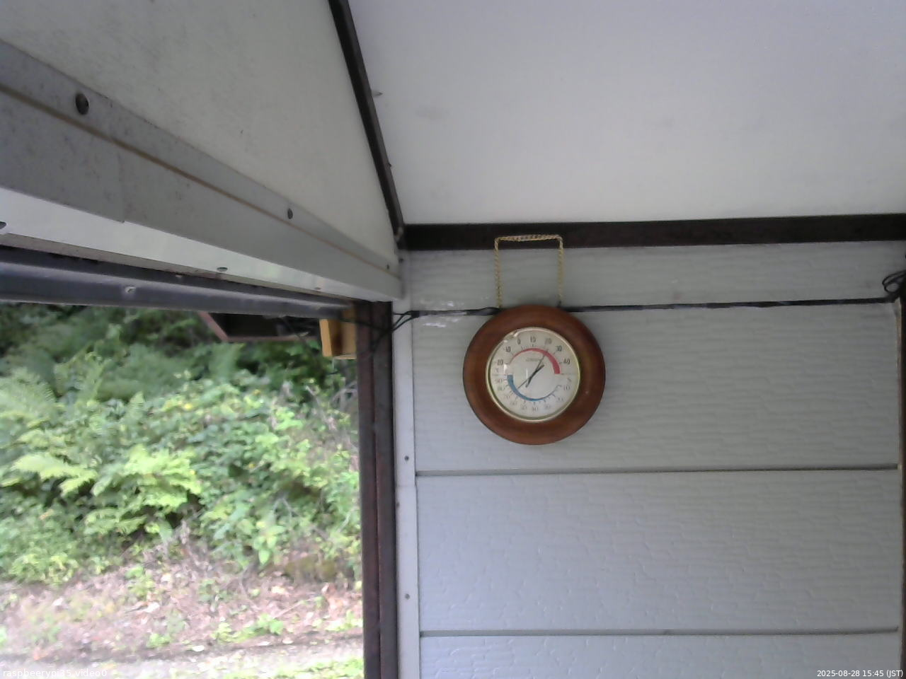 長野県菅平高原 ゆたか山荘 温度計 2025/08/28 15:45