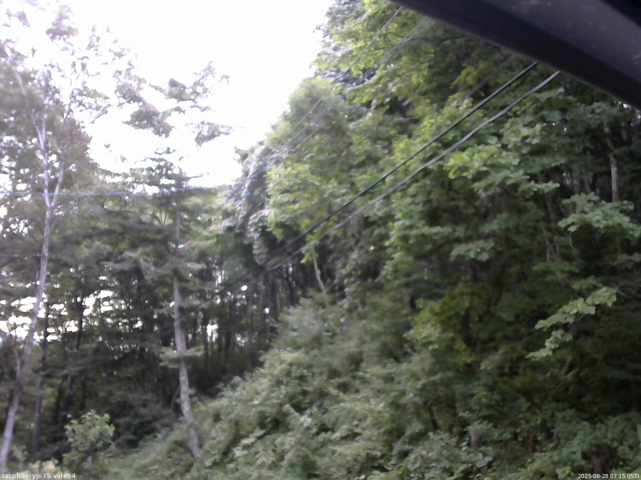 長野県菅平高原 ゆたか山荘 東側上空 2025/08/28 07:15
