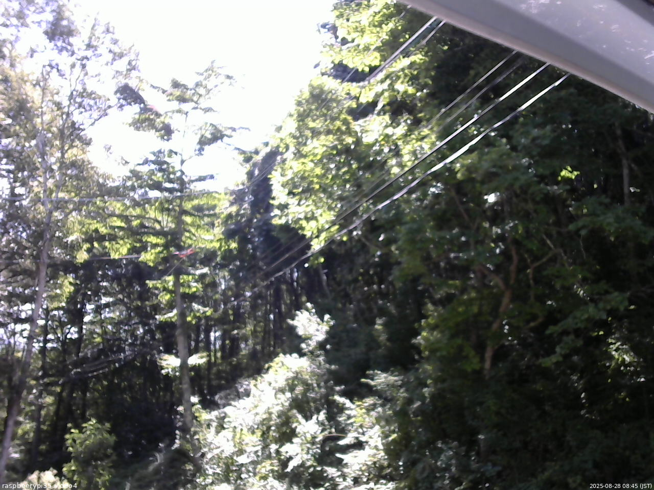 長野県菅平高原 ゆたか山荘 東側上空 2025/08/28 08:45