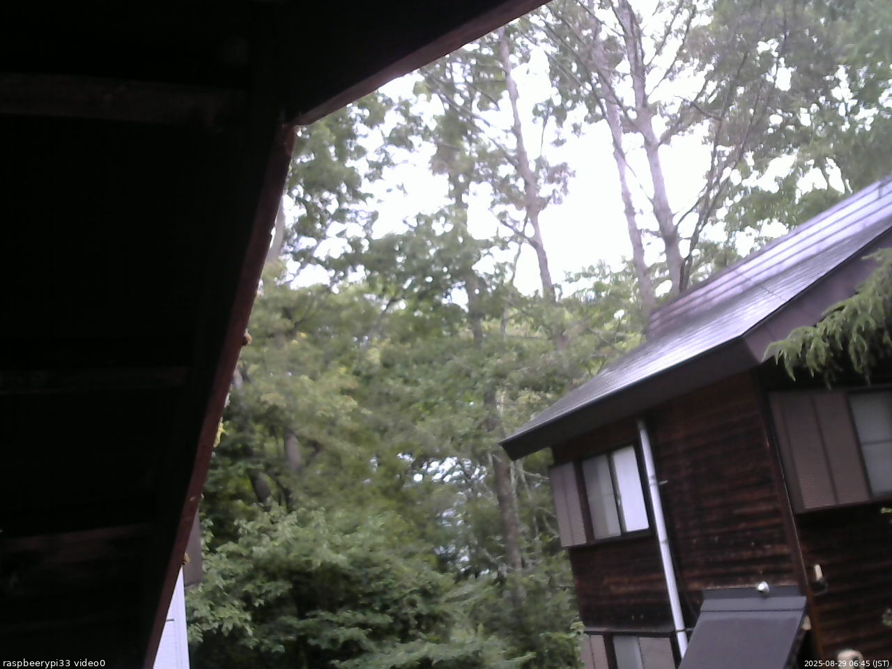 長野県菅平高原 ゆたか山荘 北側 2025/08/29 06:45