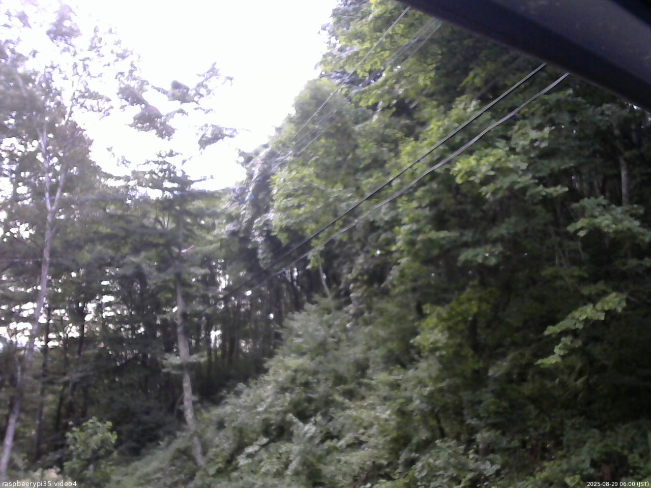 長野県菅平高原 ゆたか山荘 東側上空 2025/08/29 06:00