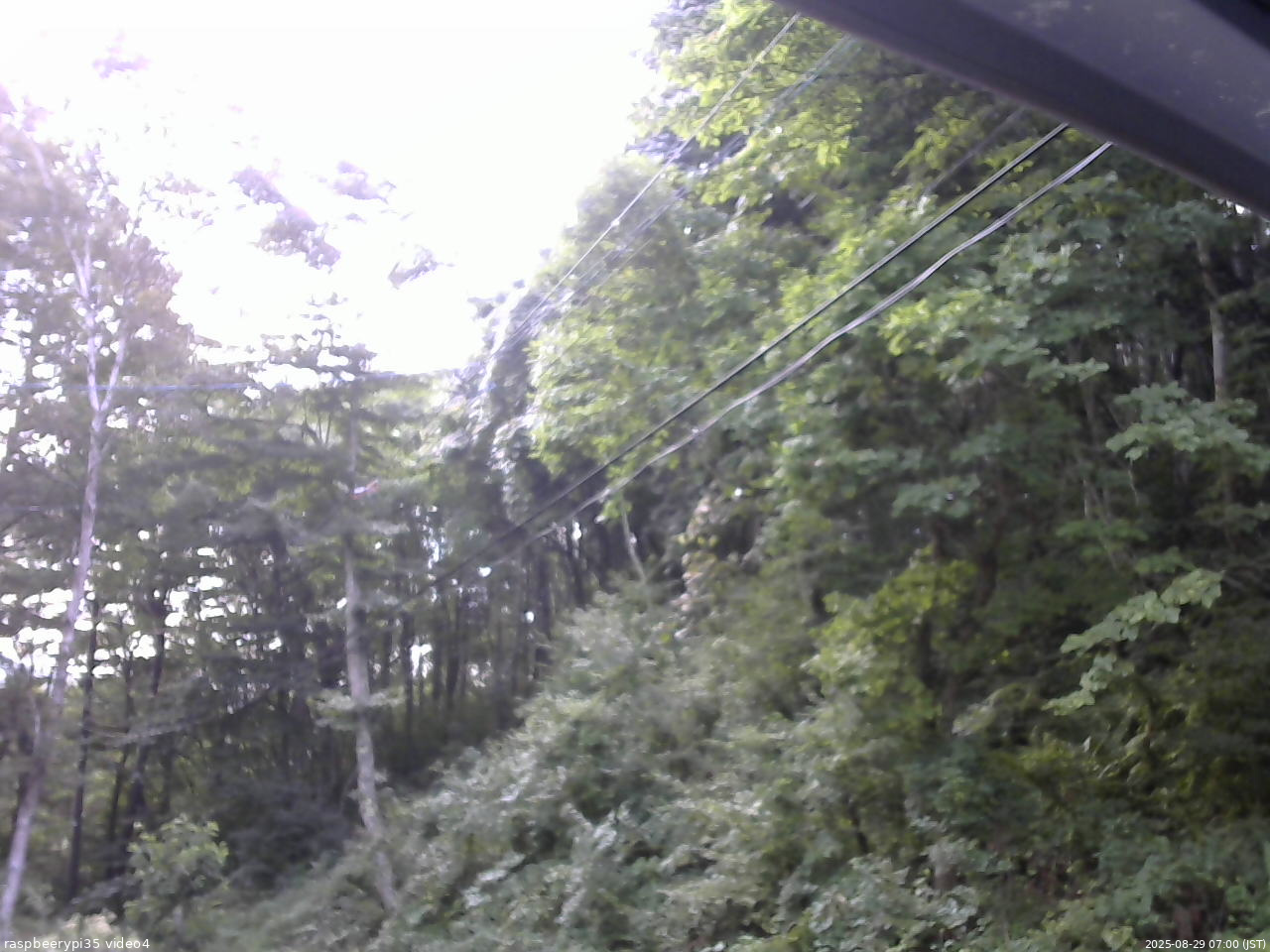 長野県菅平高原 ゆたか山荘 東側上空 2025/08/29 07:00