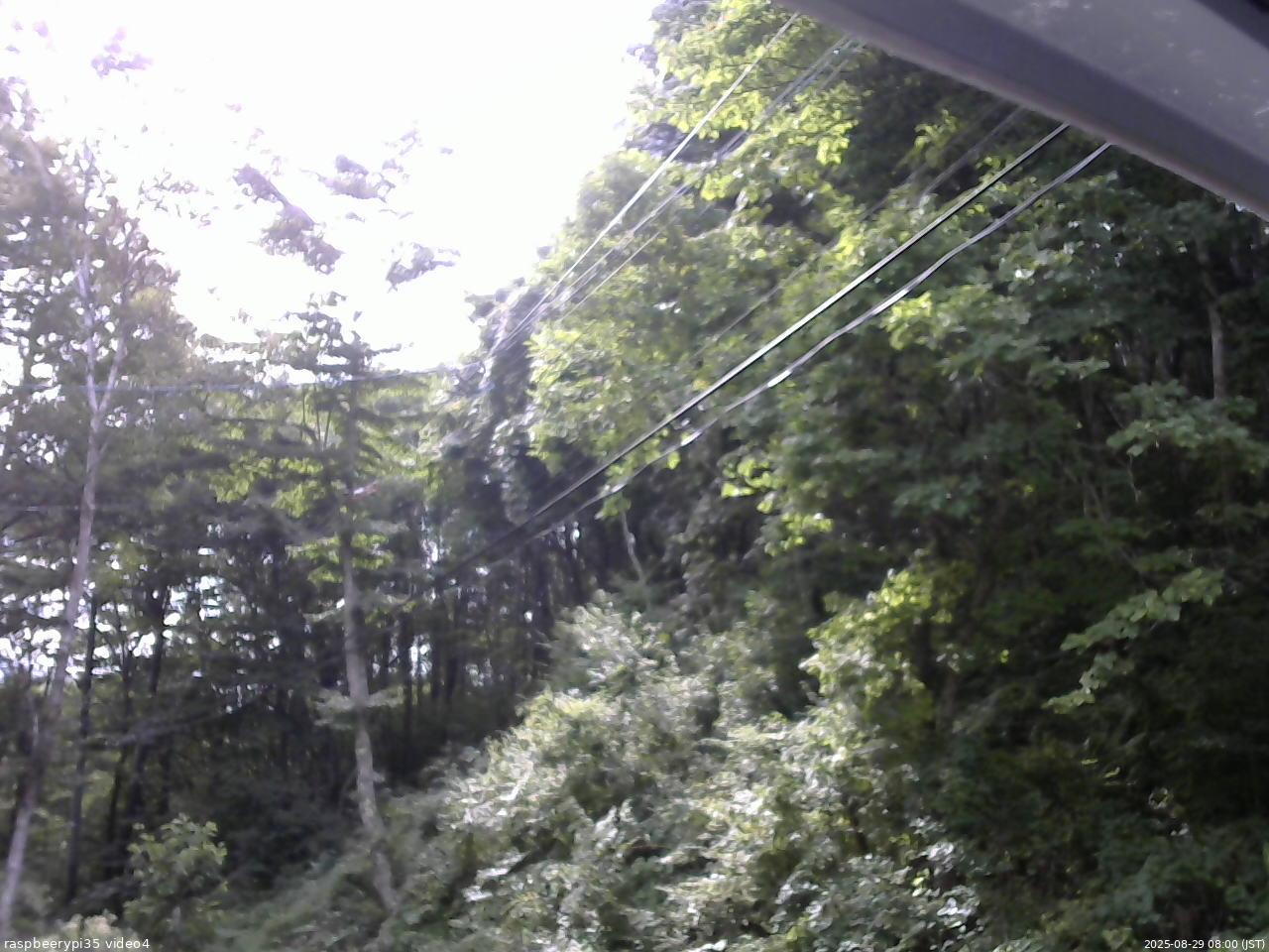 長野県菅平高原 ゆたか山荘 東側上空 2025/08/29 08:00