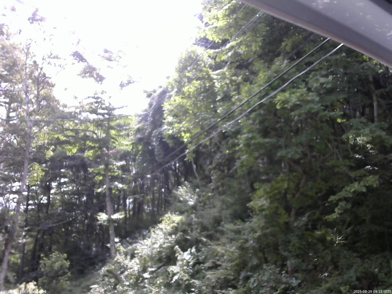 長野県菅平高原 ゆたか山荘 東側上空 2025/08/29 09:15