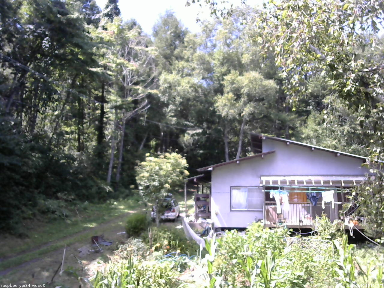 長野県菅平高原 ゆたか山荘 西側(坂上) 2025/08/30 11:30
