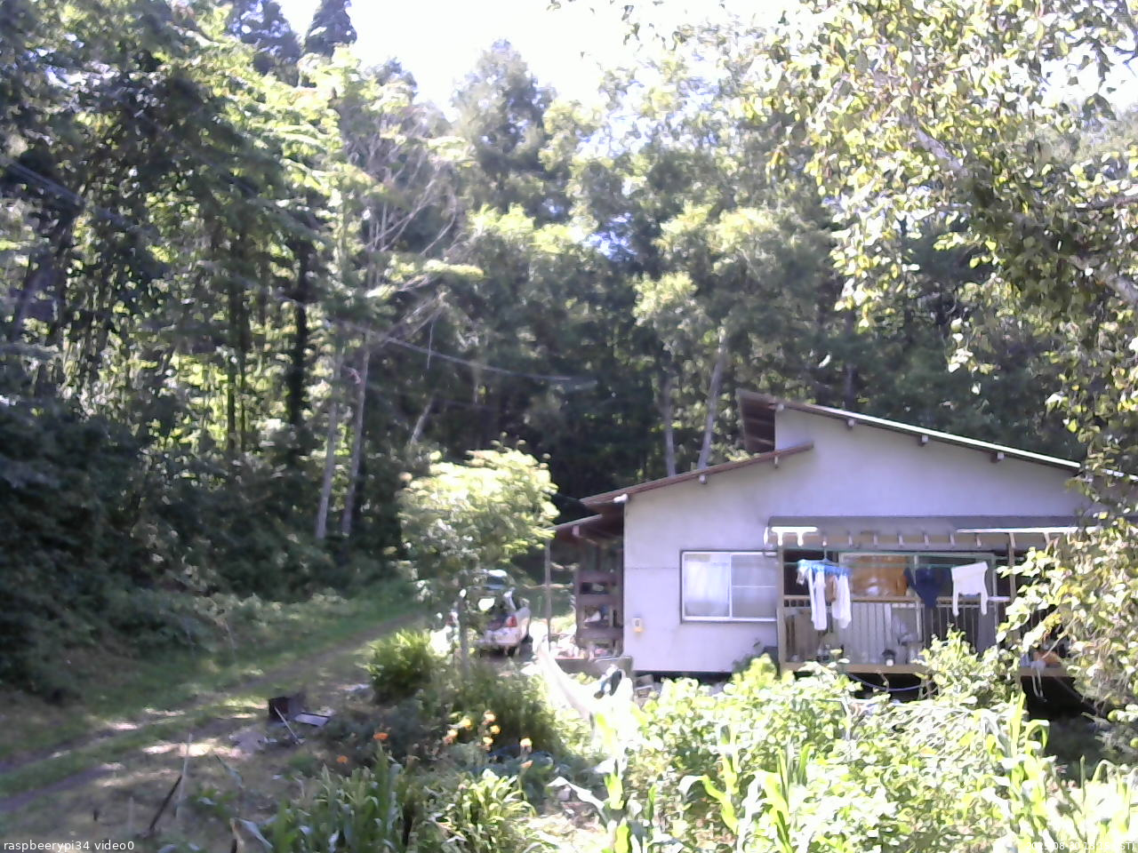 長野県菅平高原 ゆたか山荘 西側(坂上) 2025/08/30 13:15