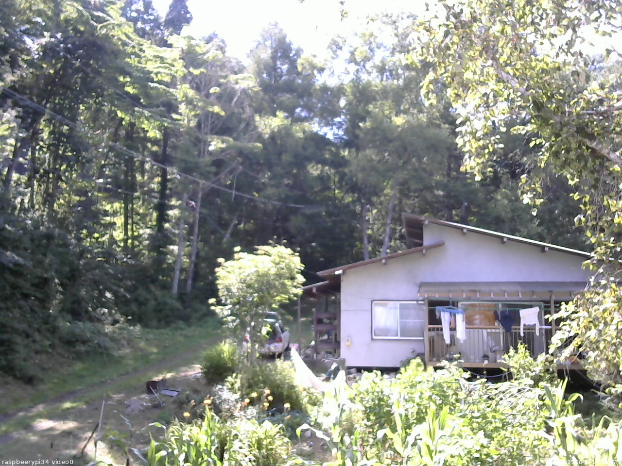 長野県菅平高原 ゆたか山荘 西側(坂上) 2025/08/30 14:00