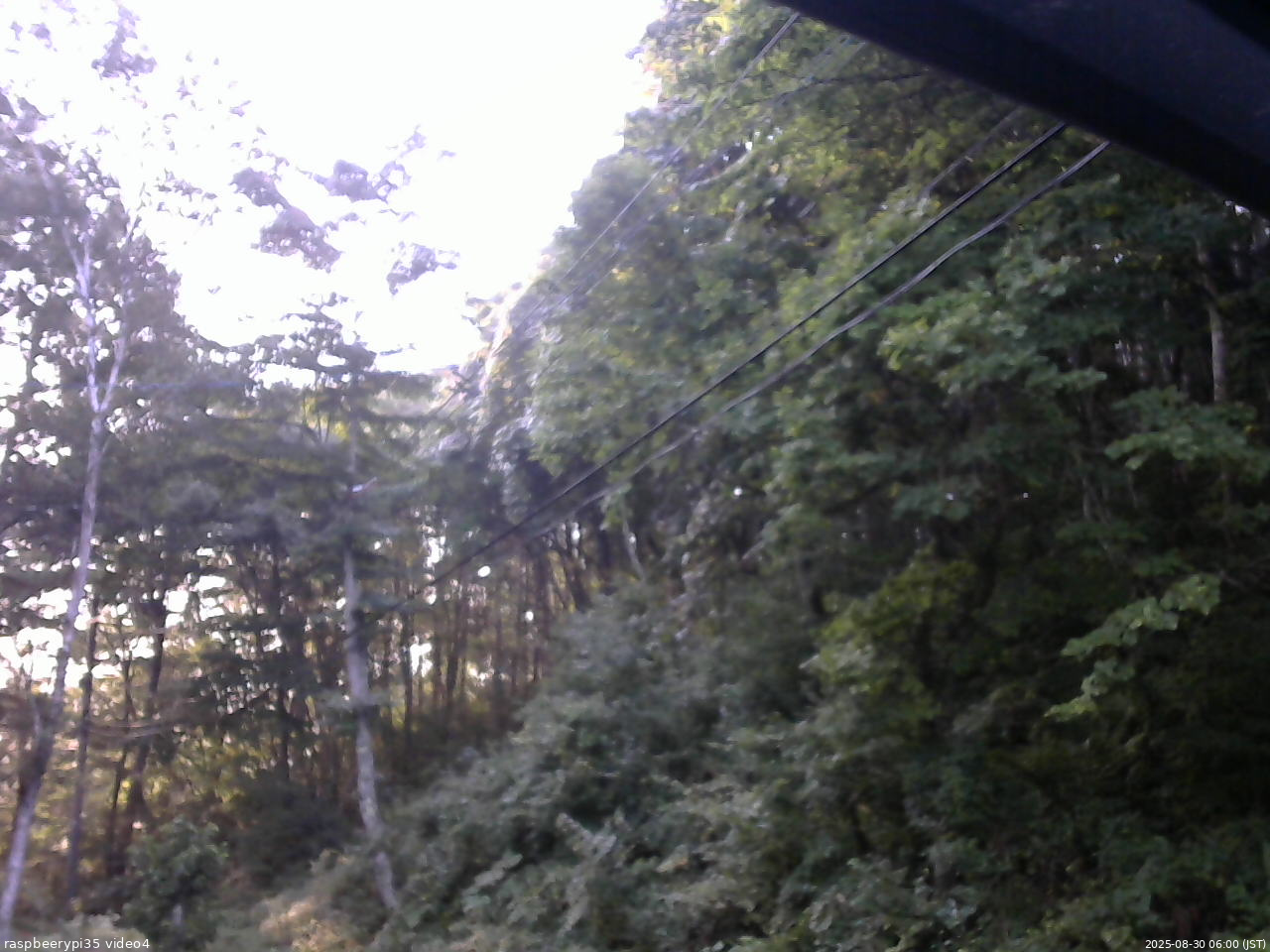 長野県菅平高原 ゆたか山荘 東側上空 2025/08/30 06:00