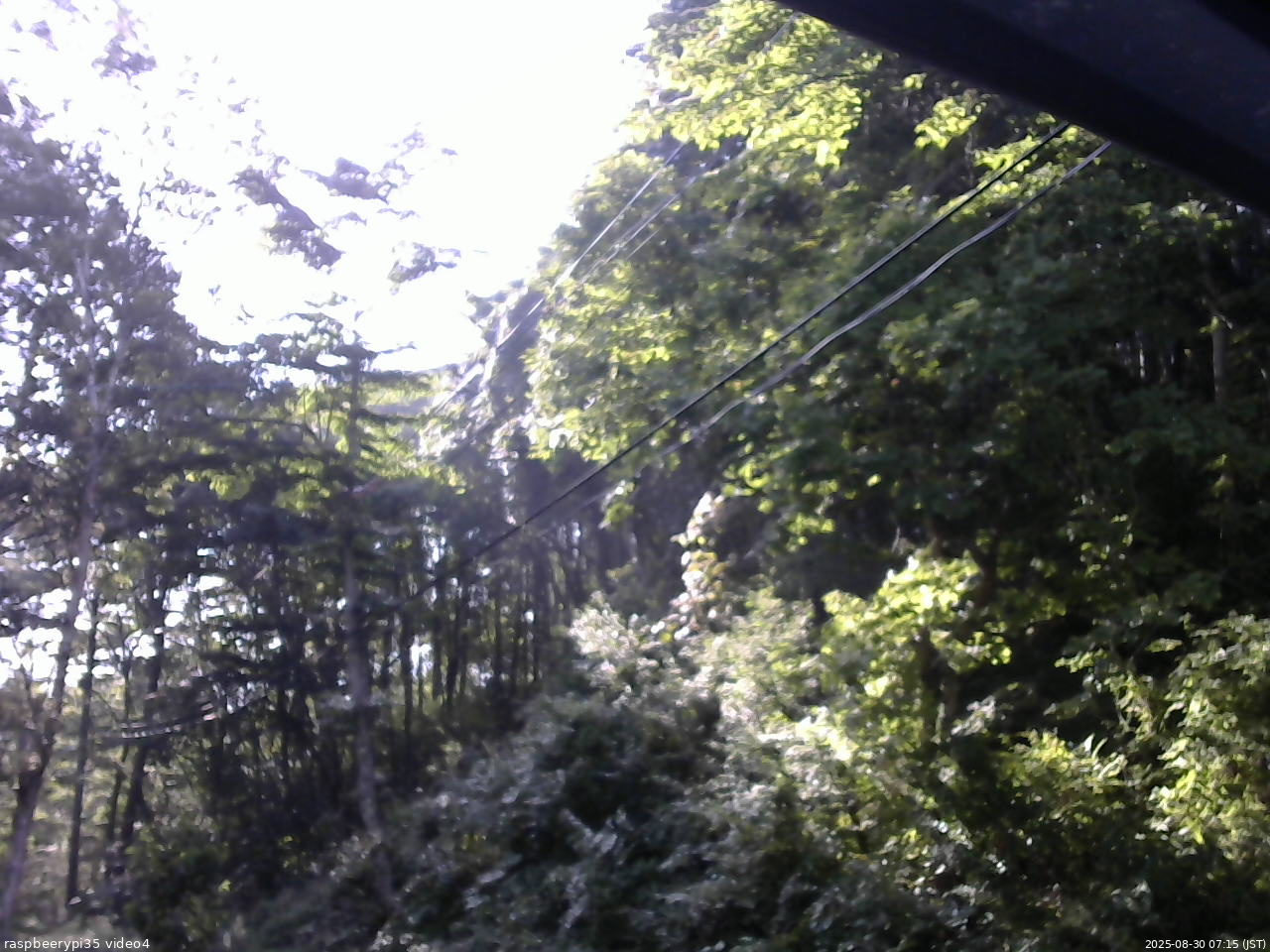 長野県菅平高原 ゆたか山荘 東側上空 2025/08/30 07:15