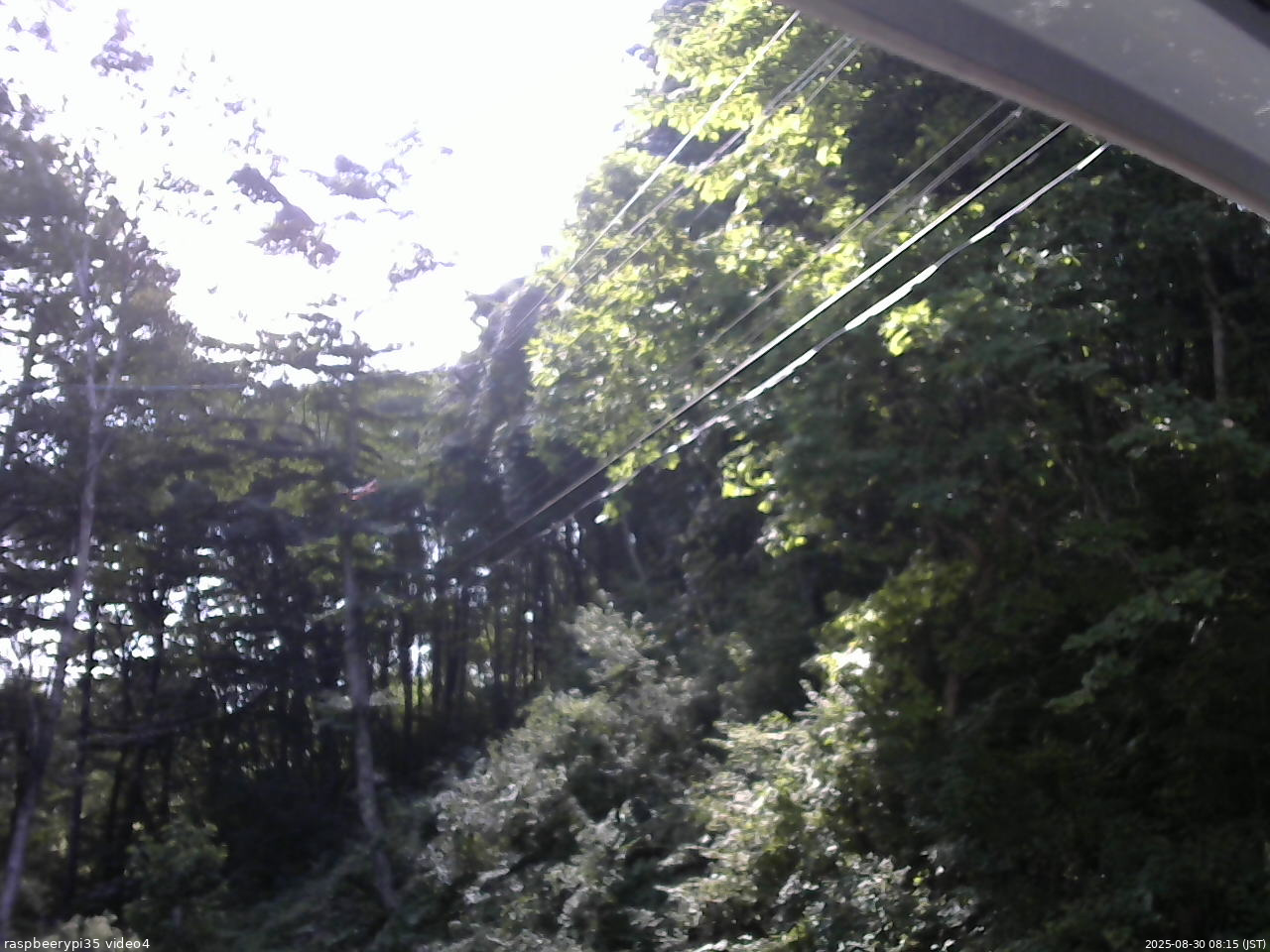 長野県菅平高原 ゆたか山荘 東側上空 2025/08/30 08:15