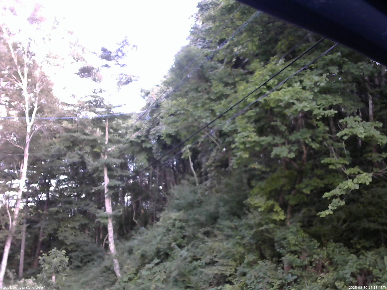 長野県菅平高原 ゆたか山荘 東側上空 2025/08/30 17:15