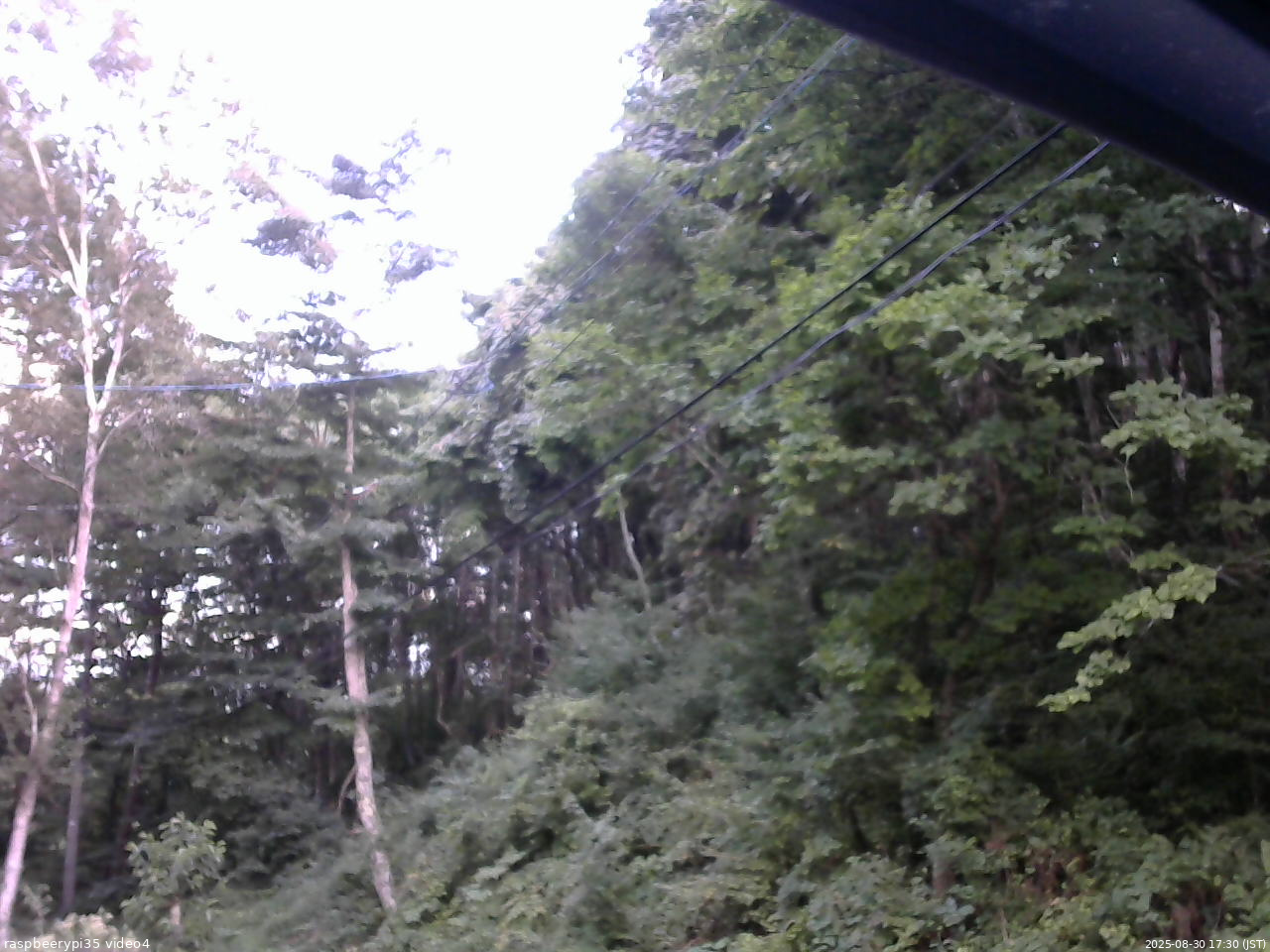 長野県菅平高原 ゆたか山荘 東側上空 2025/08/30 17:30