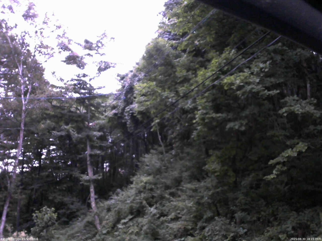 長野県菅平高原 ゆたか山荘 東側上空 2025/08/30 18:15