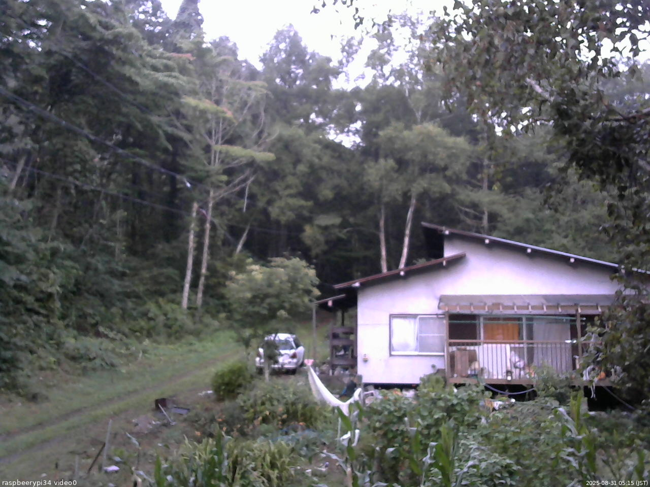 長野県菅平高原 ゆたか山荘 西側(坂上) 2025/08/31 05:15