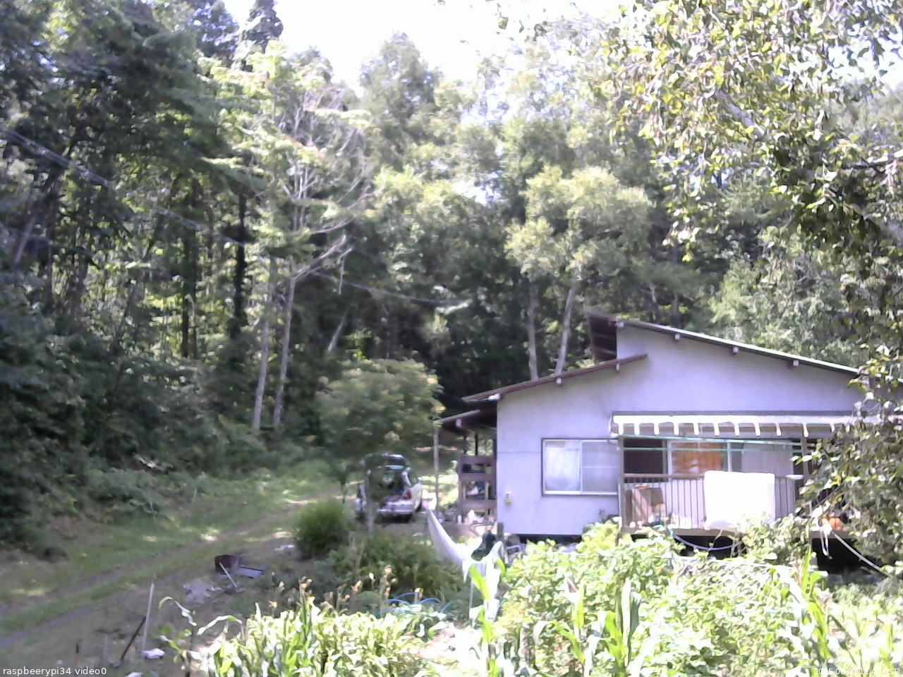 長野県菅平高原 ゆたか山荘 西側(坂上) 2025/08/31 11:45