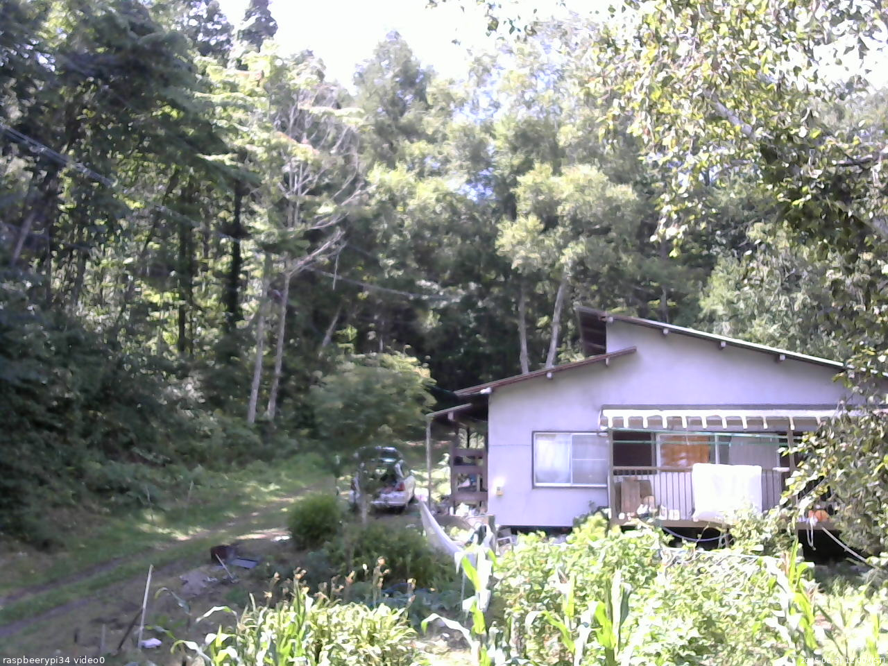 長野県菅平高原 ゆたか山荘 西側(坂上) 2025/08/31 12:00