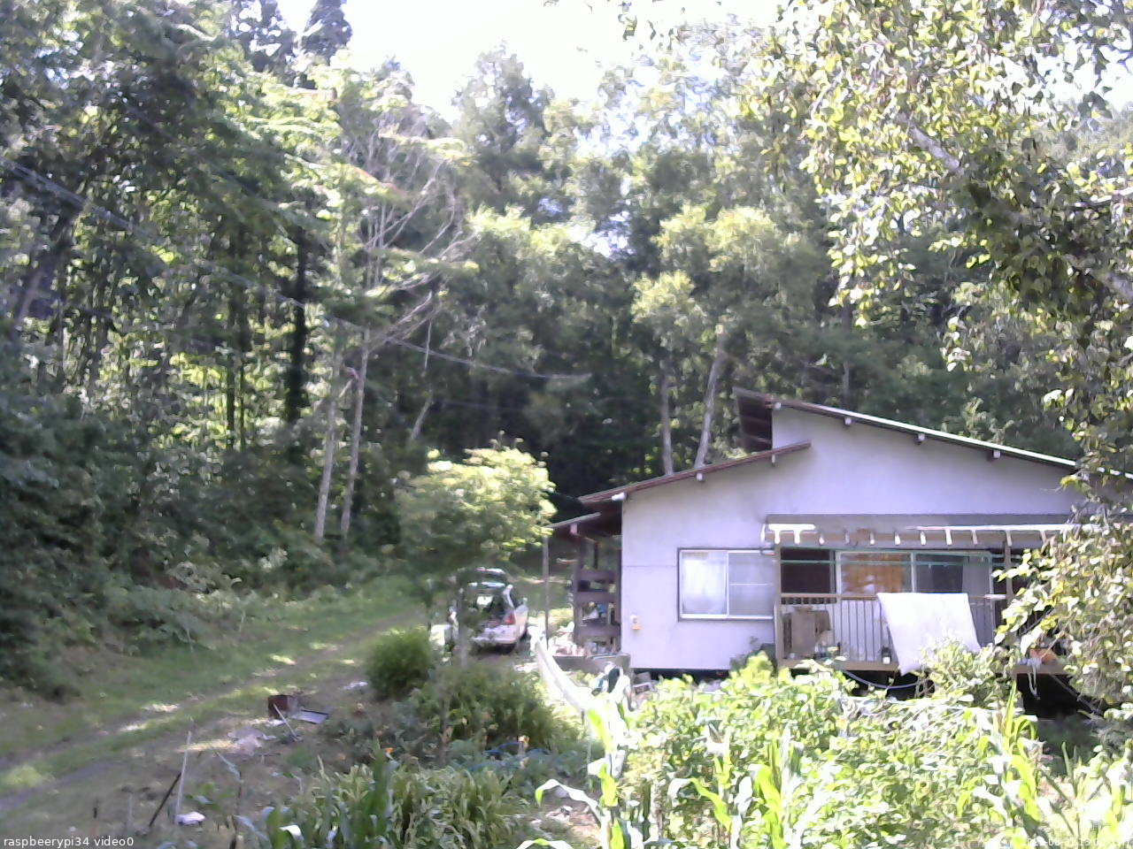 長野県菅平高原 ゆたか山荘 西側(坂上) 2025/08/31 13:00