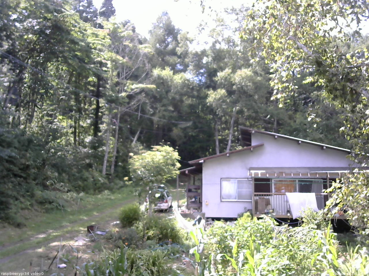 長野県菅平高原 ゆたか山荘 西側(坂上) 2025/08/31 13:15