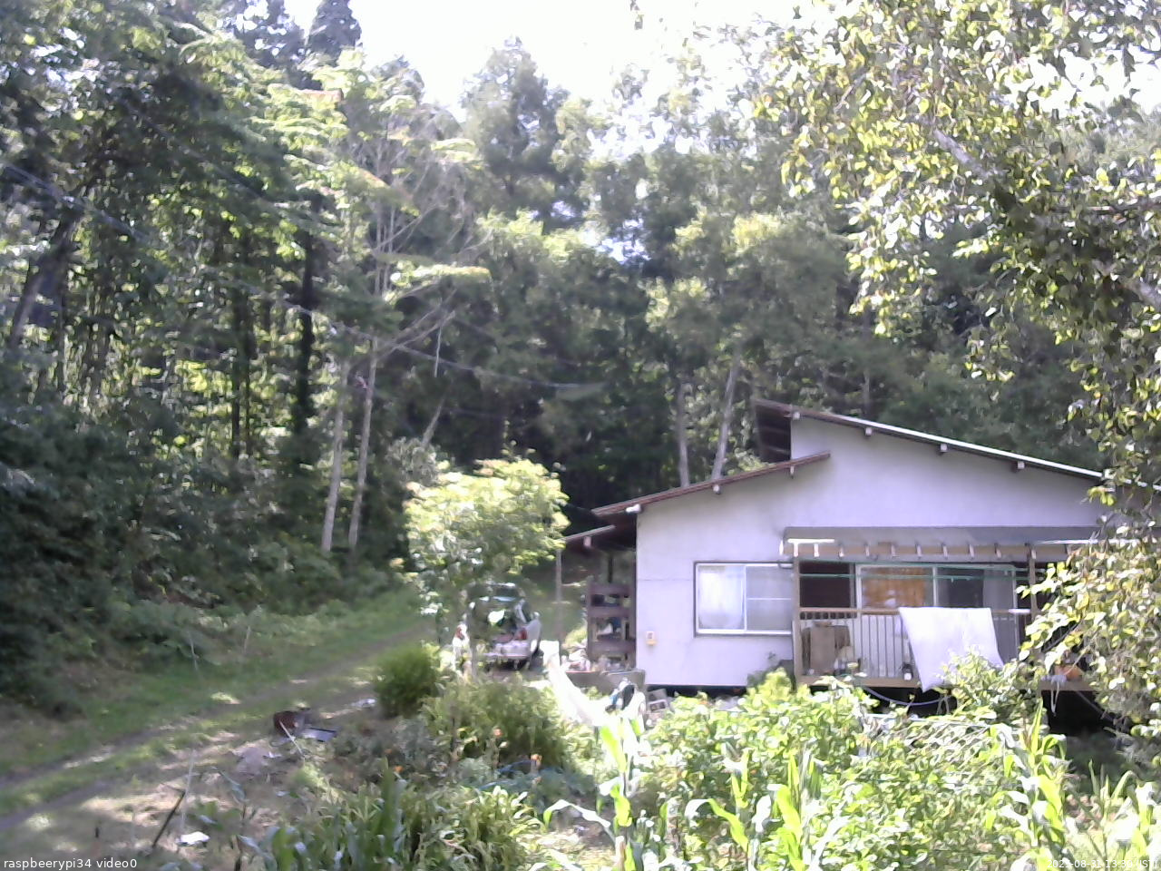 長野県菅平高原 ゆたか山荘 西側(坂上) 2025/08/31 13:30
