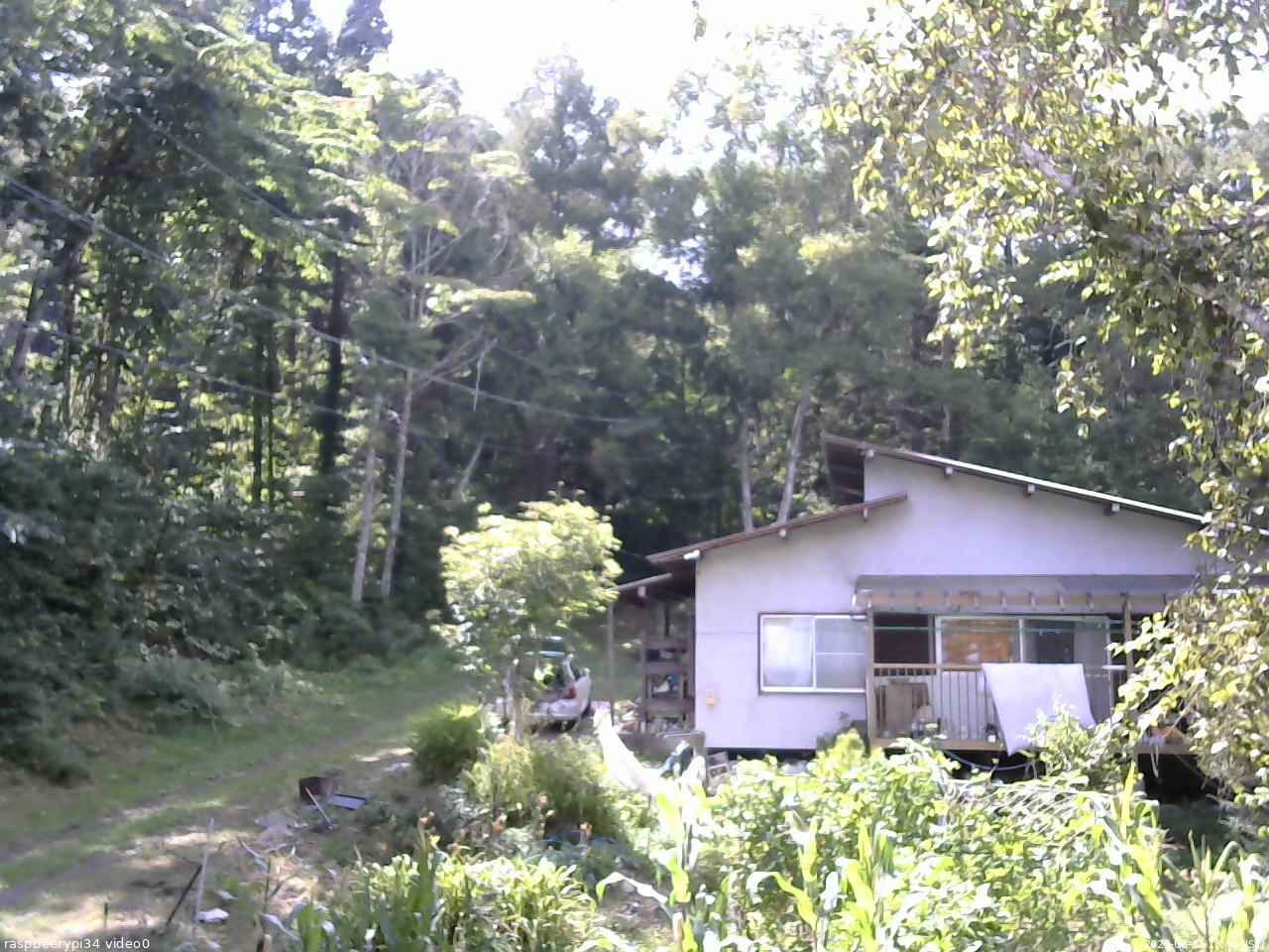 長野県菅平高原 ゆたか山荘 西側(坂上) 2025/08/31 13:45